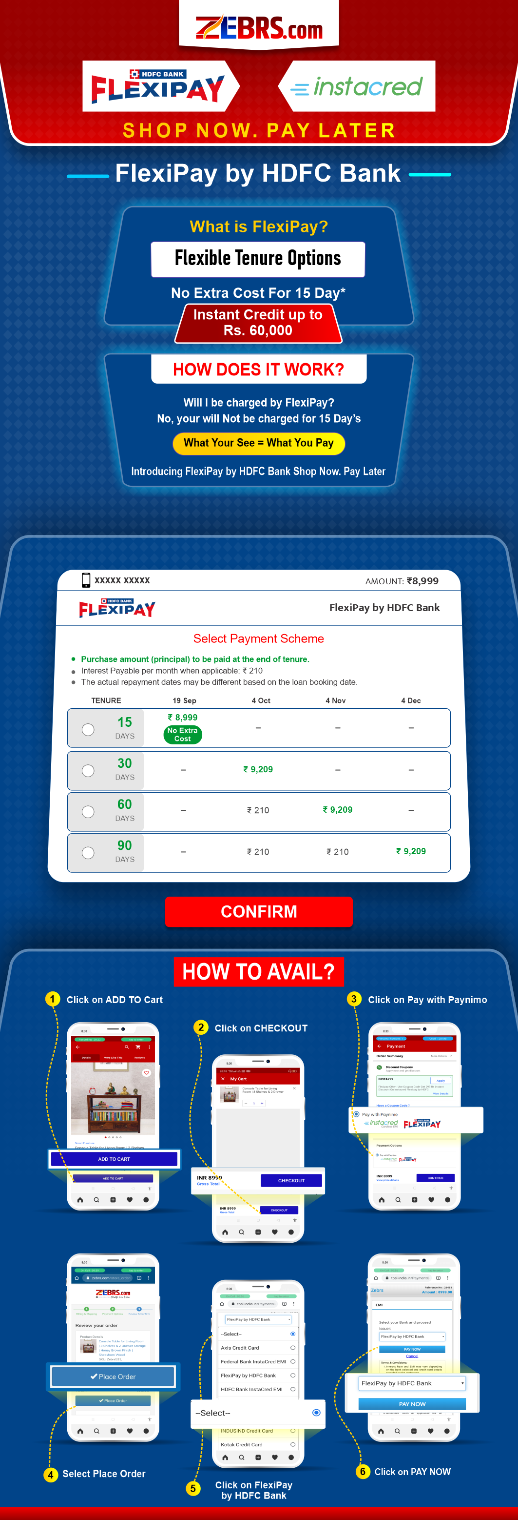 Instacred FlexiPay By HDFC Bank