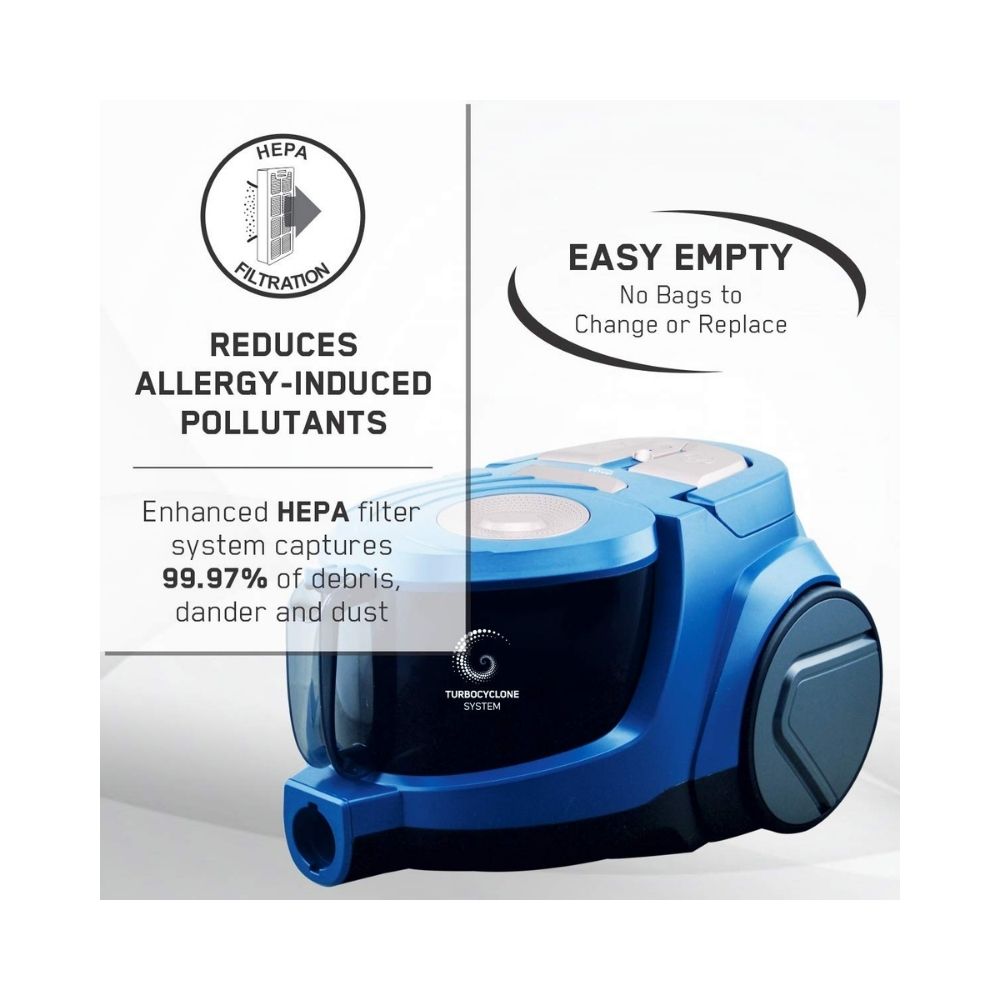 Inalsa Vacuum Cleaner Bagless Cyclonic Clean Max -1900W