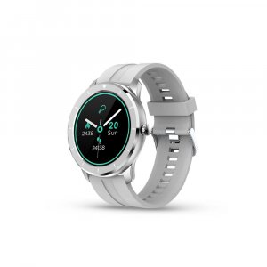 Pebble Zen Pro Smart Watch with Oximeter Function for SpO2 Grey