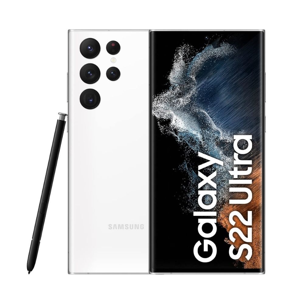Samsung Galaxy S22 Ultra 5G (Phantom White, 12GB, 256GB Storage)