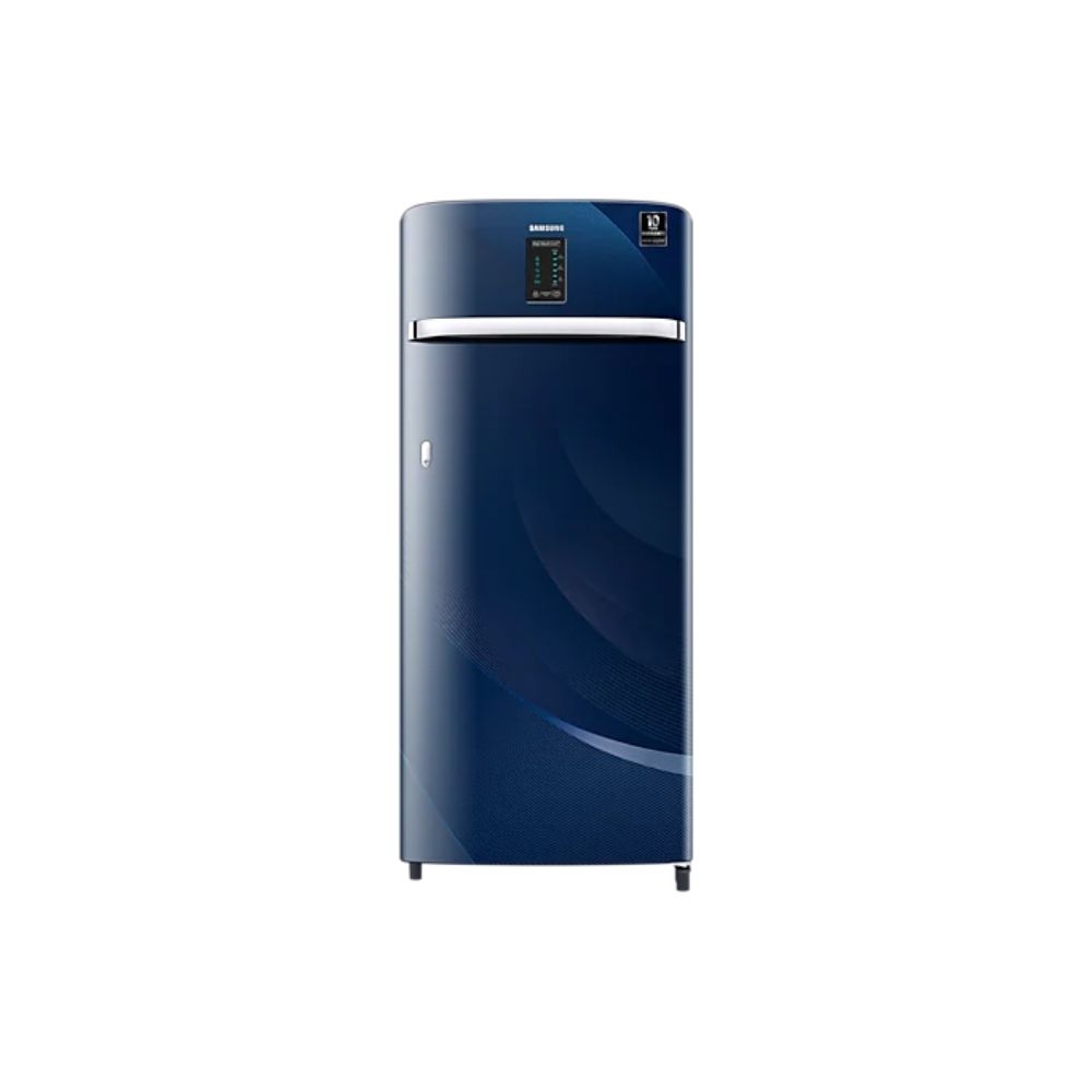 Samsung 225 L 4 Star Direct Cool Single Door Refrigerator Rythmic Twirl Blue (RR23A2E3X4U/HL)