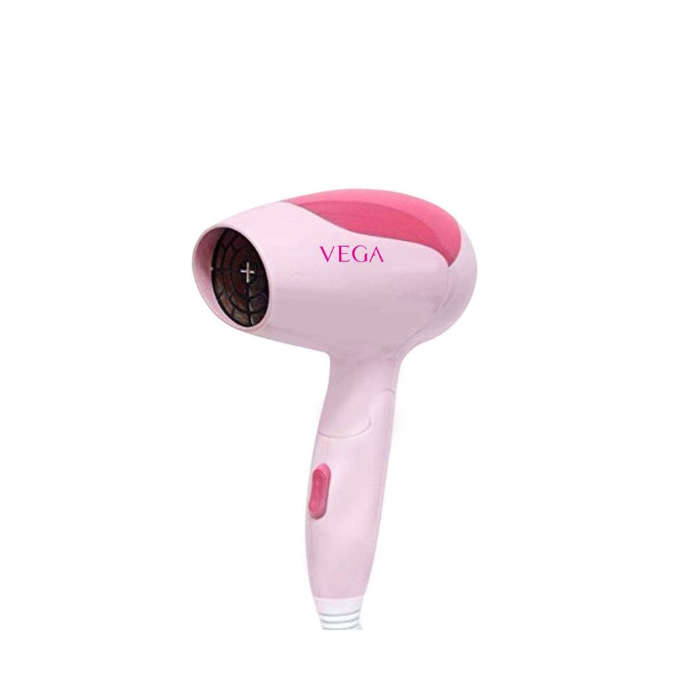 Vega Go Lite 1400 Foldable Hair Dryer with 1400w Quick Dry, (VHDH-19)