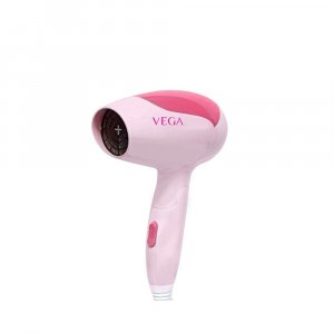 Vega Go Lite 1400 Foldable Hair Dryer with 1400w Quick Dry, (VHDH-19)