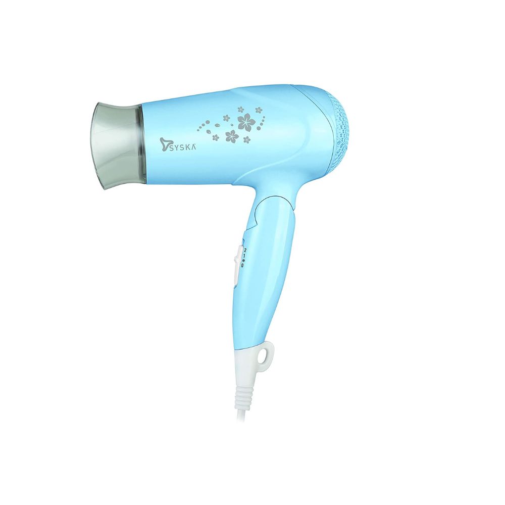 Syska hd1620 trendsetter 1200watt hair dryer (blue)