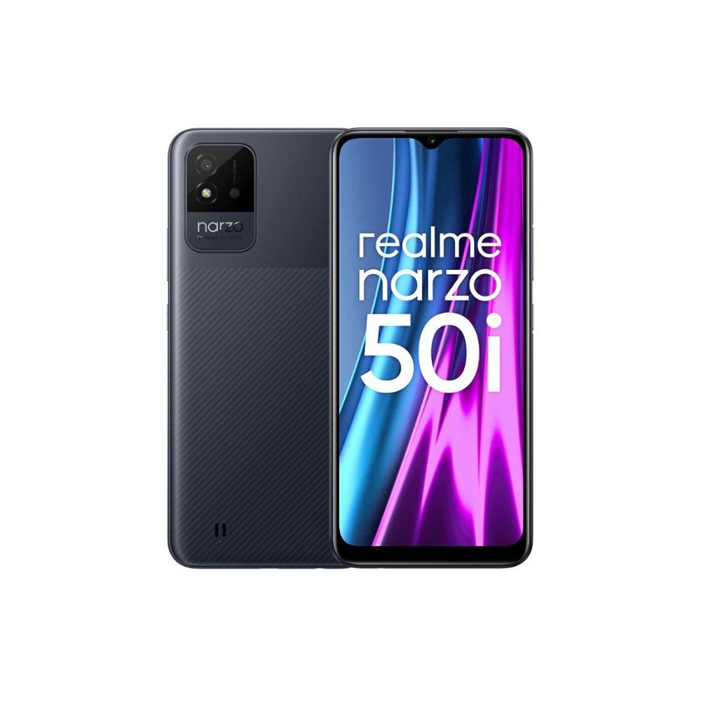 realme narzo 50i (Carbon Black, 4GB RAM+64GB Storage)