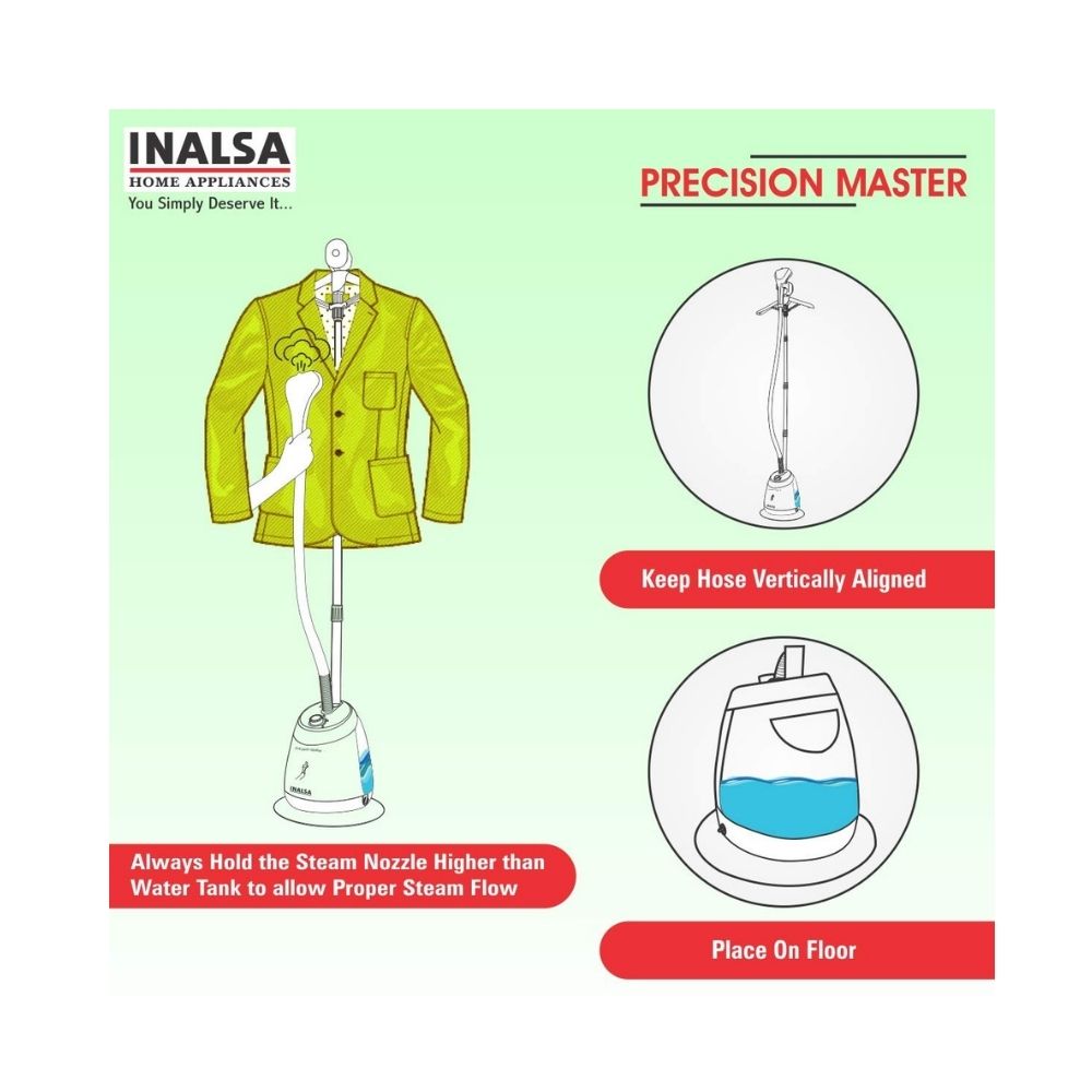 Inalsa Precision Master 1600-Watt Garment Steamer