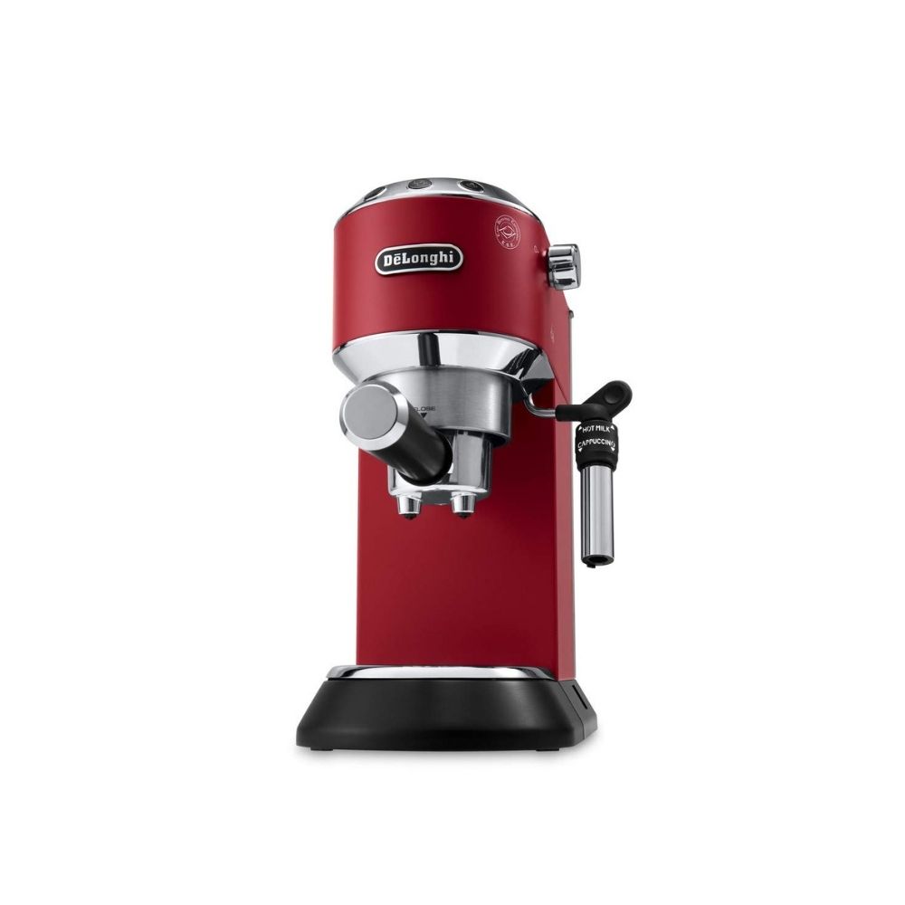 Delonghi 1300 W Semi-Automatic Expresso and Cappuccino Coffee Maker Red (EC685R)