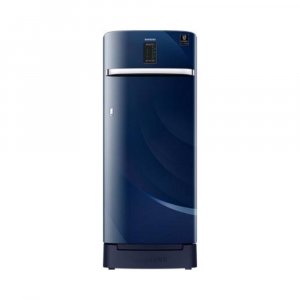 Samsung 225 L Direct Cool Single Door 4 Star Refrigerator  (Rythmic Twirl Blue, RR23A2F3X4U/HL)