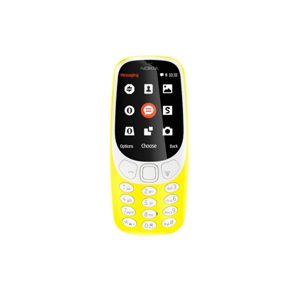 Nokia 3310 Dual SIM Feature Phone (yellow)