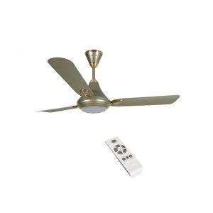 Luminous Lumaire 1200mm Ceiling Fan with Remote Control &amp; LED Light (Silky Gold)
