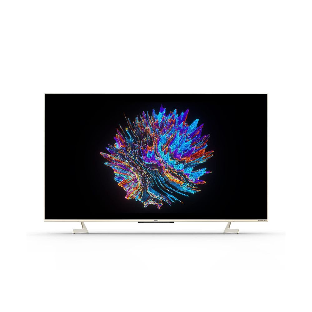 Vu 164 cm (65 inches) The Masterpiece Glo Series 4K Ultra HD Smart Android QLED TV 65QMP (Armani Gold)