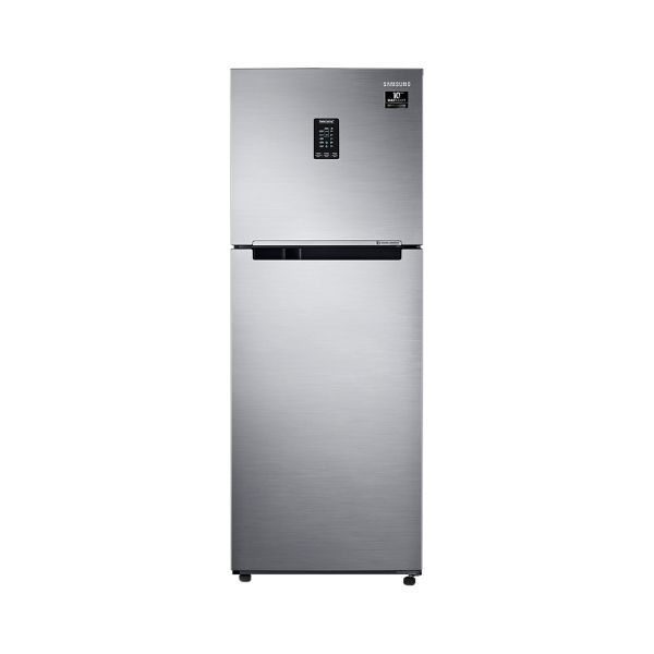 Samsung 324 L 3 Star Inverter Frost-Free Double Door Refrigerator (RT34T4533SL/HL, Real Stainless, Convertible)