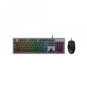 HP KM300F Wired Gaming Keyboard &amp; Mouse Combo, Membrane Backlit,26 Keys Anti-Ghosting, 6400DPI(8AA01AA)