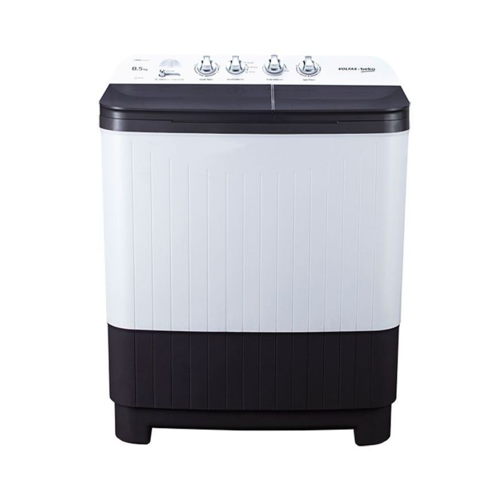 Voltas Beko 8.5 kg 5 Star Semi-Automatic Top Load Washing Machine ( WTT85DGRG, Grey)