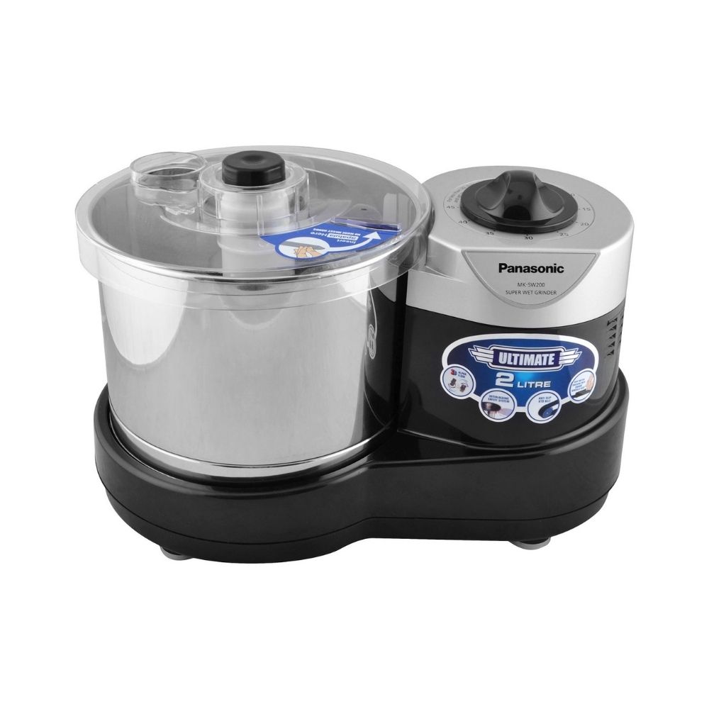 Panasonic MK-SW200BLK Wet Grinder, 2 L (Black)