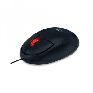 Zebronics Zeb-Rise Wired USB Optical Mouse with 3 Buttons (Black)