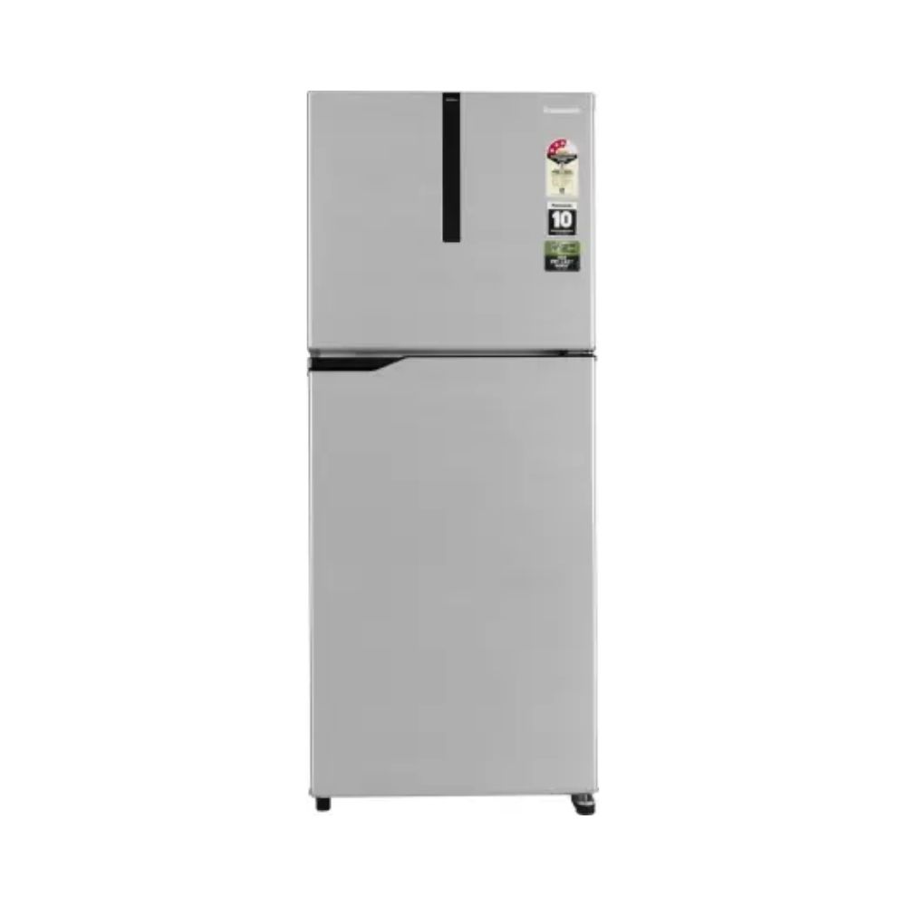 Panasonic 268 L Frost Free Double Door 3 Star Refrigerator  (Shining Silver, NR-FBG27VSS3)