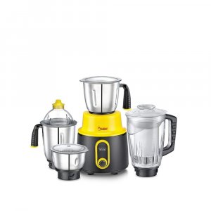 Prestige Delight Plus Mixer Grinder 750 W Mixer Grinder (4 Jars, Black and Yellow)