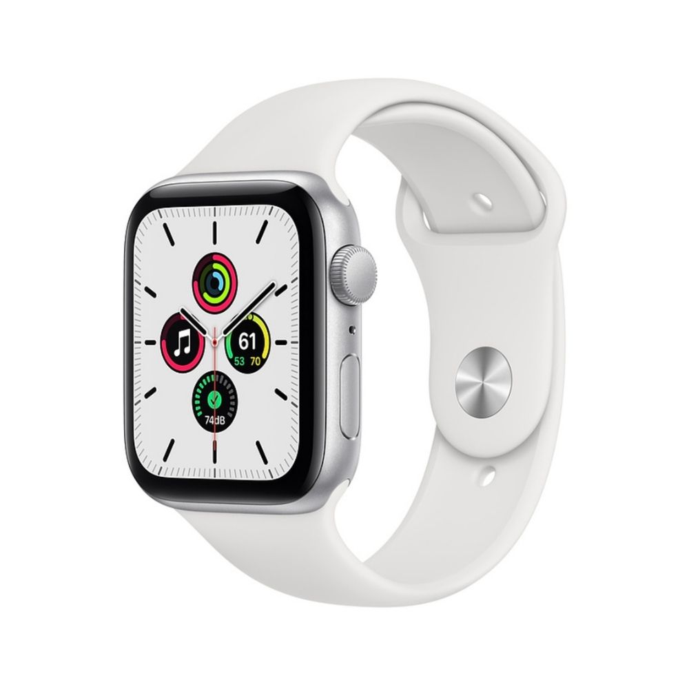 Apple Watch SE MYDQ2HN/A GPS 44mm Aluminium Dial Smart Watch (Silver)