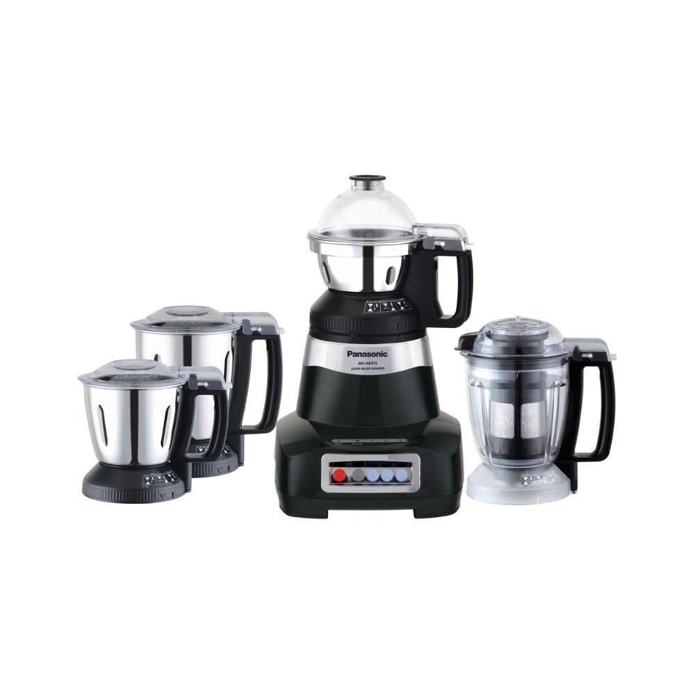 Panasonic MONSTER AE 475 750 Juicer Mixer Grinder (4 Jars, Black)