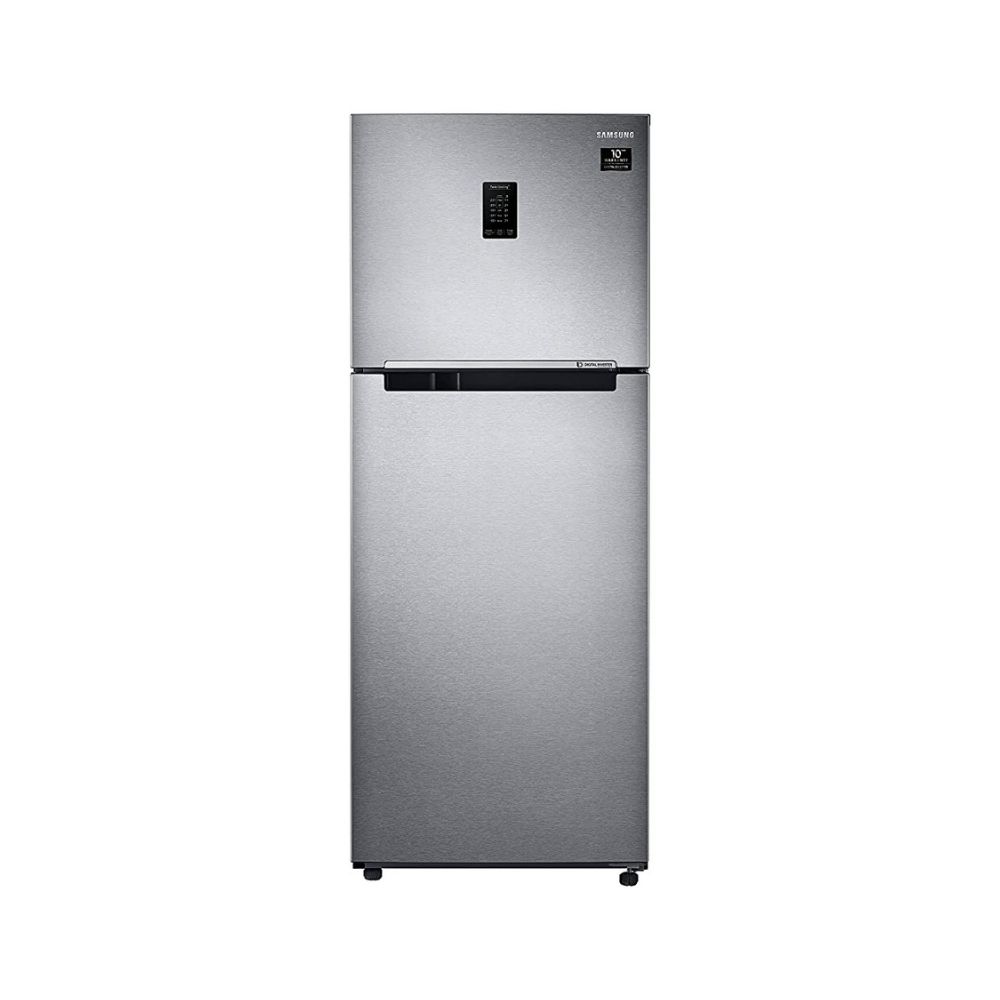 Samsung 386 L 3 Star Inverter Frost Free Double Door Refrigerator(RT39A5C3ESL/TL,EZ CLEAN STEEL)