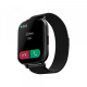 Zebronics ZEB-FIT7220CH Bluetooth Smart Watch,4.4cm(1.75&quot;) Full Touch Curved Scree (Metallic Black)