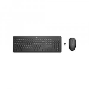 HP 230 Wireless Black Keyboard and Mouse Combo 1600 DPI (18H24AA)