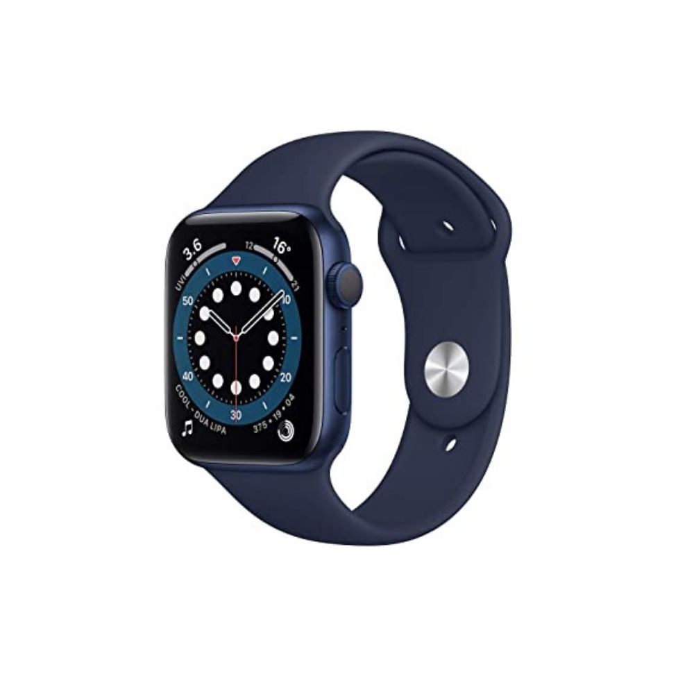 Apple Watch Series 6 GPS M00J3HN/A 44 mm Blue Aluminium Case with Deep Navy Sport Band
