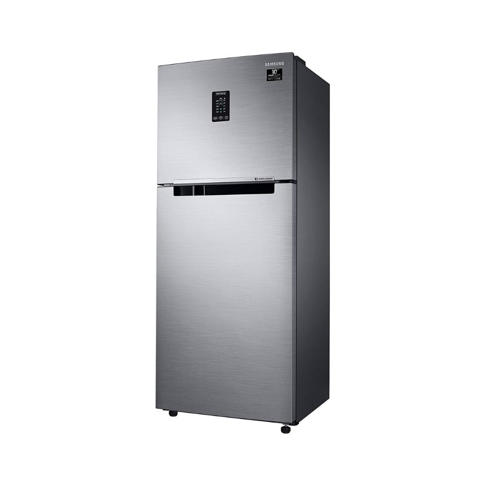 Samsung 324 L Frost Free Double Door 3 Star Convertible Refrigerator (Real Stainless, RT34T4533SL/HL)