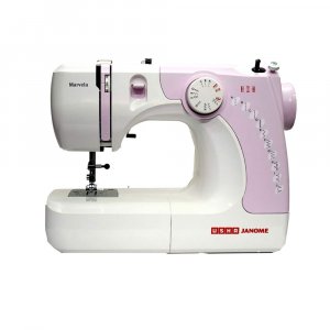Usha New marvela Pink Electric Sewing Machine-Pink and White