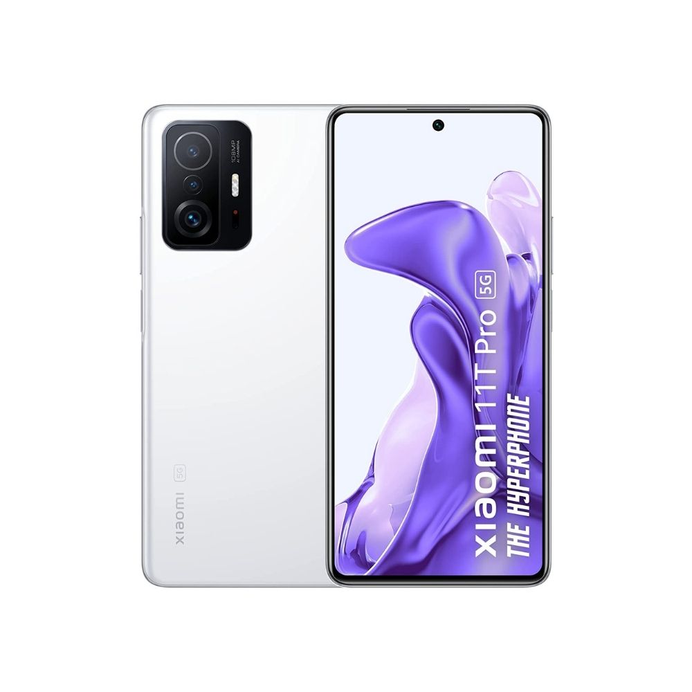 Xiaomi 11T Pro 5G (Moonlight White,12GB RAM,256GB Storage)