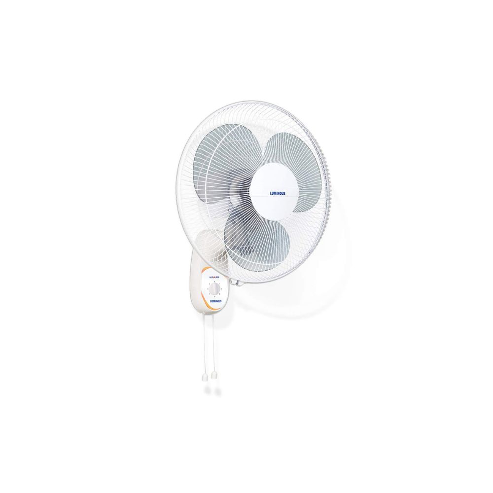 Luminous Kraze Plus 400mm Wall Fan (White)