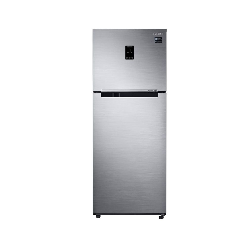Samsung 390 L 3 Star Inverter Frost-Free Double Door Refrigerator (RT39T551ES8/TL, Brown)
