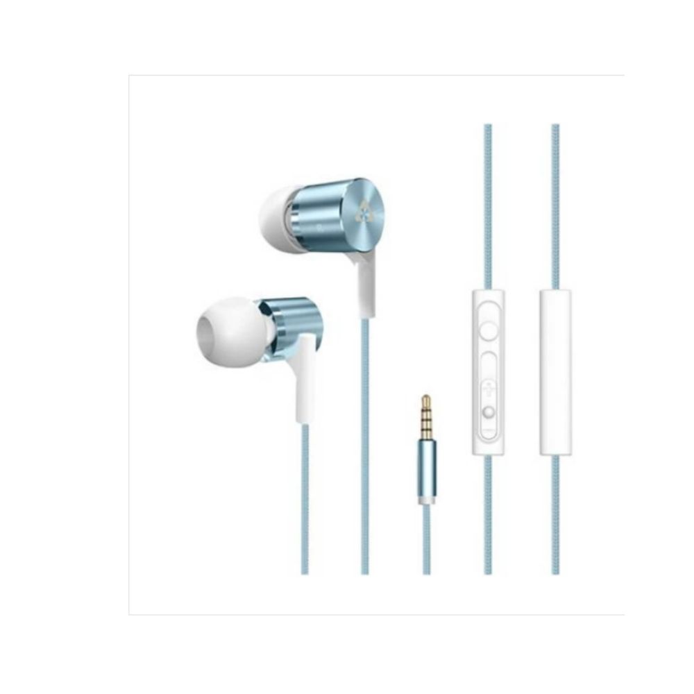 Stuffcool Bac Wired Earphones With Mic (Blue)