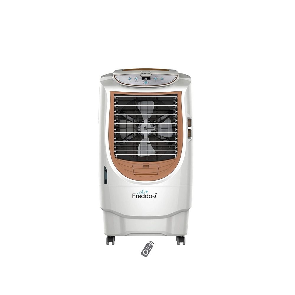 Havells Freddo I Desert Air Cooler -70 Litres (White, Brown)