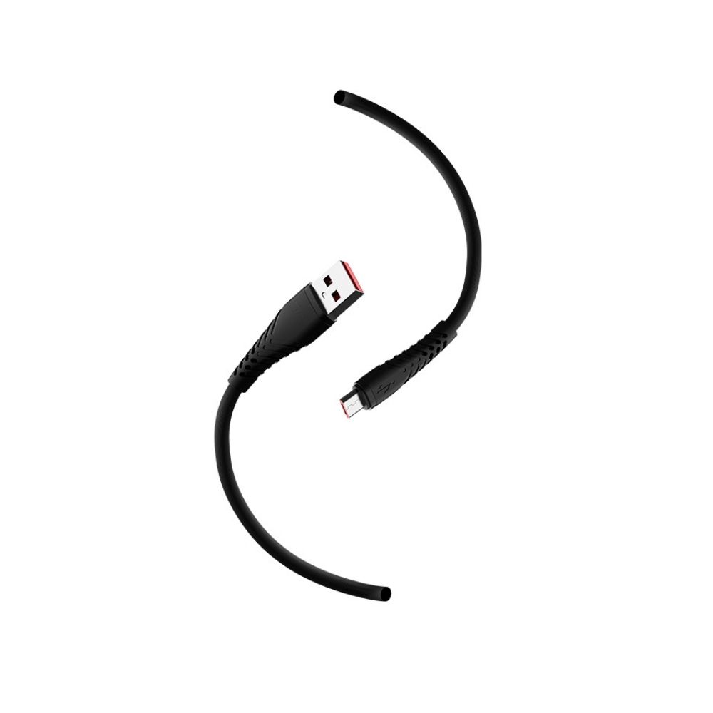 Itel ICD-25 2.1 A 1 m Nylon Braided Micro USB Cable