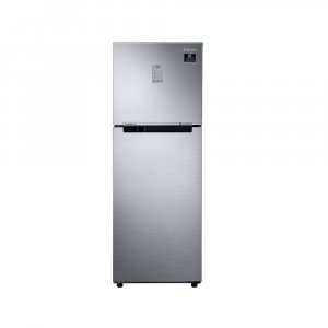Samsung 253 L 3 Star Inverter Frost Free Double Door Refrigerator (RT28A3723S9/HL, Refined Inox, Convertible), Silver