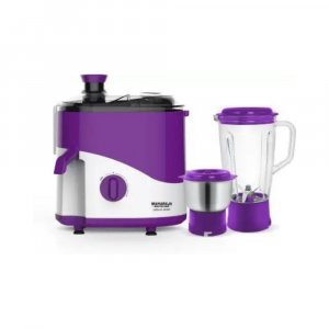 Maharaja Whiteline JX1-160 Odacio Smart 450 W Juicer Mixer Grinder (2 Jars, White, Purple)