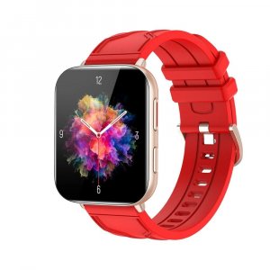 Fire-Boltt Max 1.78“ AMOLED Always ON Display with 368 x 448 Super Retina , Spo2 &amp; Heart Rate Monitor Smart Watch (Red)