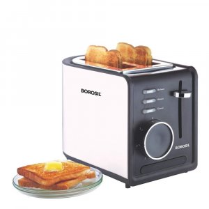 BOROSIL BTO850WSS21 850 W Pop Up Toaster  (Silver)