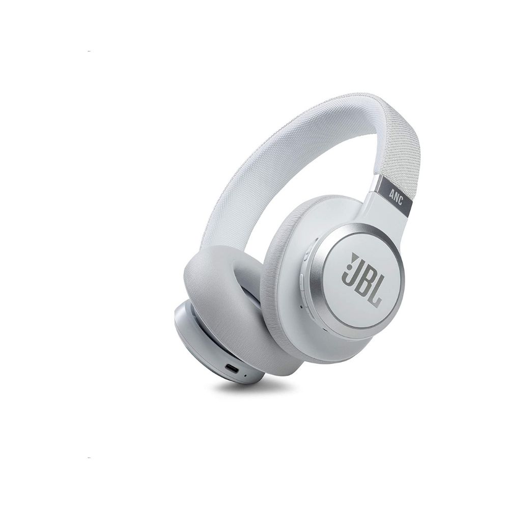 JBL Live 660NC Wireless Headphone with Noise Cancellation, White