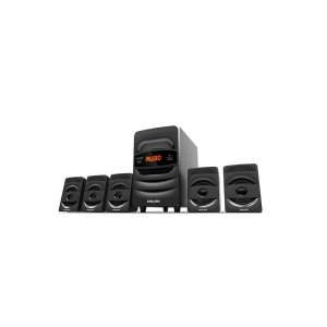 Philips Audio SPA5128B 5.1 CH 40W Bluetooth Multimedia Speakers (Black)