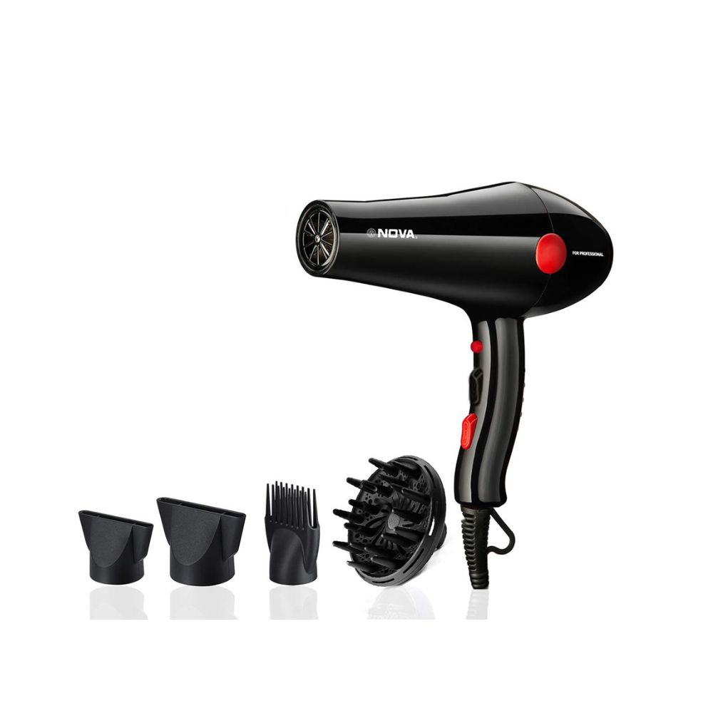 Nova NHP 8220 1800 Watts Professional Hair Dryer for Women (Black) Nova NHP 8220 1800 Watts Professional Hair Dryer for Women (Black)