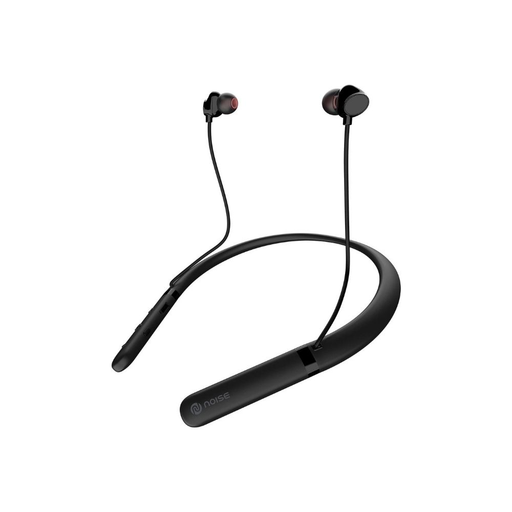 Noise Tune Charge Neckband Bluetooth Headset (Jet Black, In the Ear)