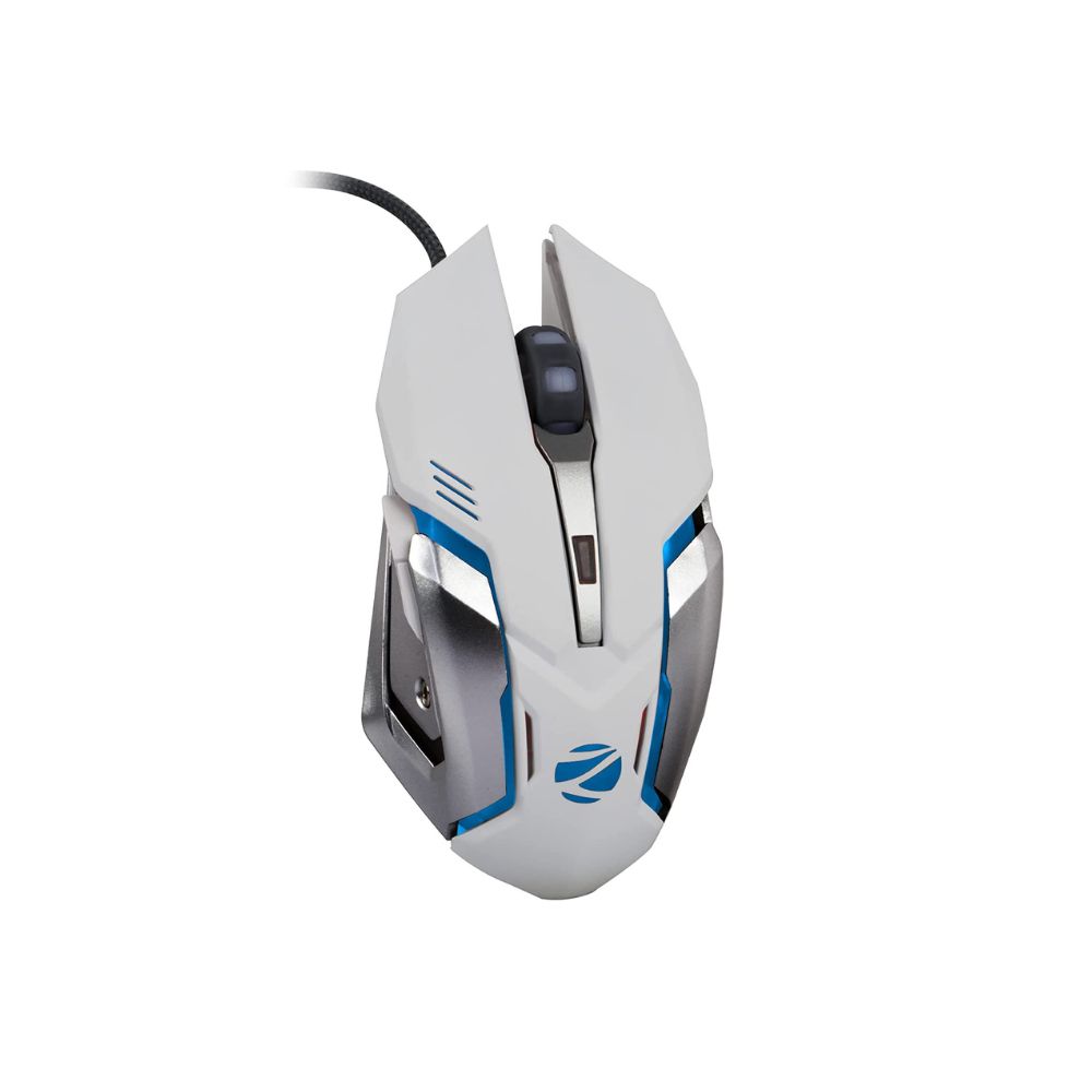 Zebronics Zeb-Transformer-M Optical USB Gaming Mouse with LED Effect(White)