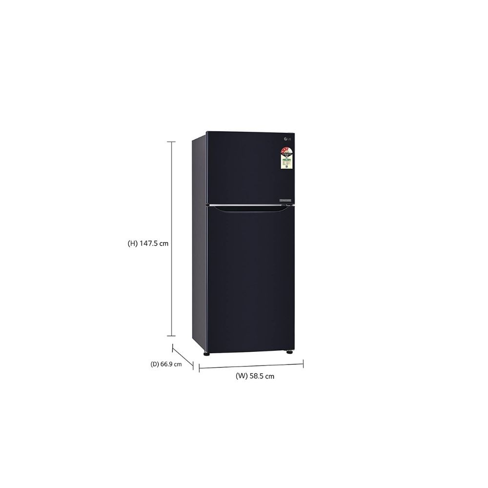 LG 260 L 3 Star Frost Free Double Door Refrigerator GL-C292SCPU