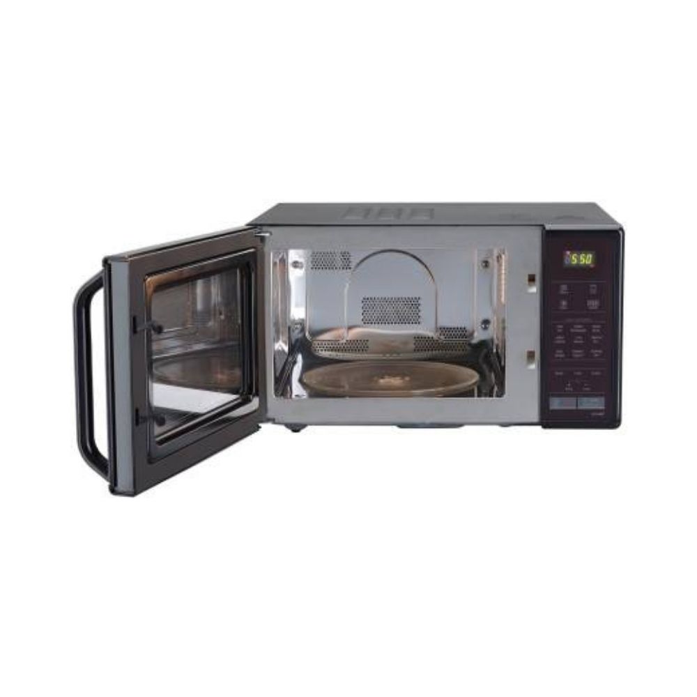 LG 21 L Diet Fry Convection Microwave Oven  (MC2146BRT, Black)