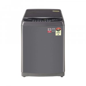LG 8 Kg 5 Star Inverter Fully-Automatic Top Loading Washing Machine (T80SJMB1Z, Middle Black, Jet Spray+)
