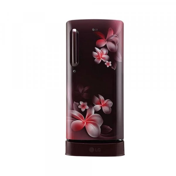 LG 190 L 4 Star Direct Cool Single Door Refrigerator Scarlet Plumeria (GL-D201ASPX)