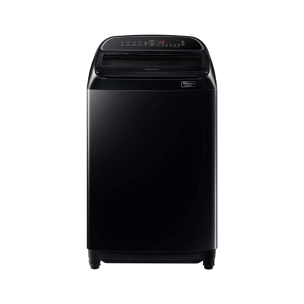Samsung 10 Kg Inverter 5 star Fully-Automatic Top Loading Washing Machine (WA10T5260BV/TL, Black Caviar, Wobble technology)